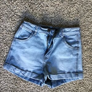 High waisted shorts
